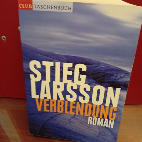Stieg Larsson Verblendung book like new, German language