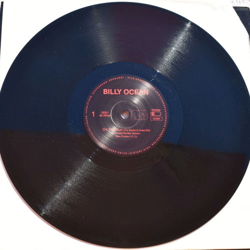 Billy Ocean On the run Maxi Single Extended Remix Version LP like new