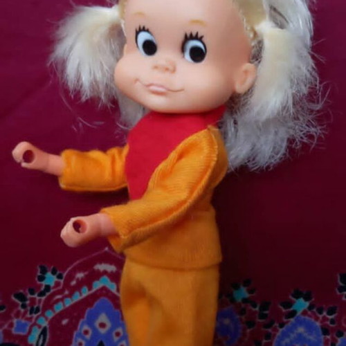 Vintage Lilly "Sport Billy" doll used, Greek made LYRA 80s