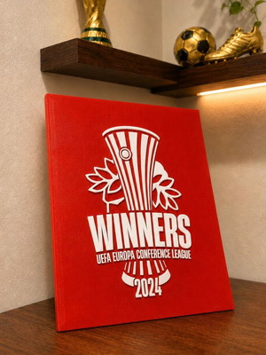 Olympiacos Conference League 2024 Champion 3D Printed Plaque
