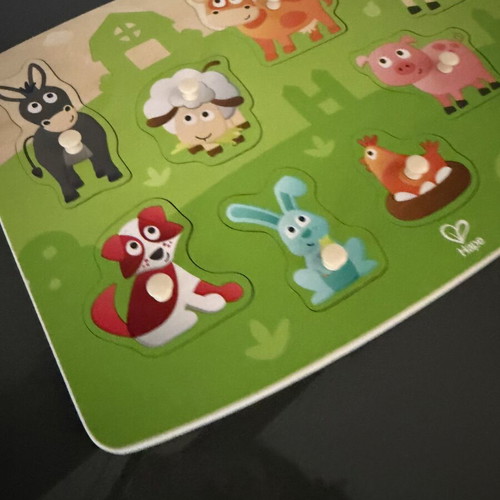 Hape wooden baby puzzle