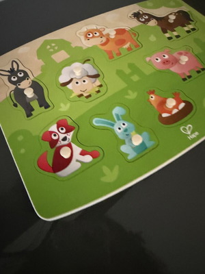 Hape wooden baby puzzle