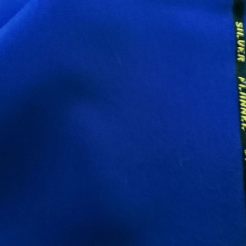 Mario Capra Silver Flannel 100% Wool Women's Fabric Dark Blue 110x150cm