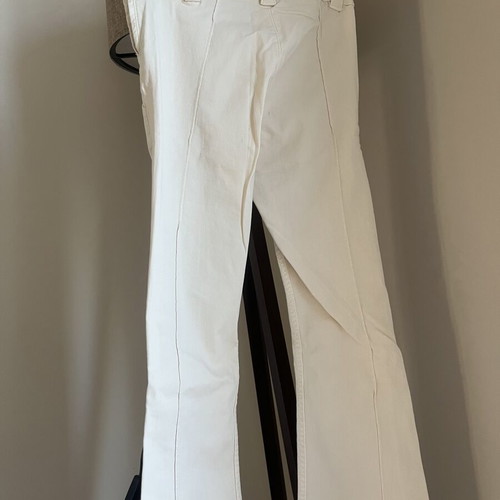 Bershka Cream Flared Pants like new, size 32