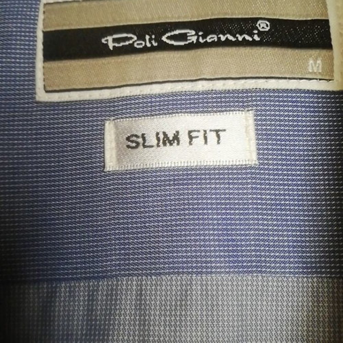 Poli Gianni shirt medium blue like new
