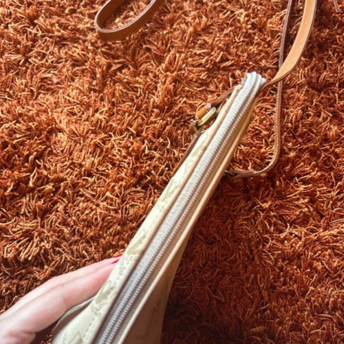 Valentino crossbody bag used, beige and brown