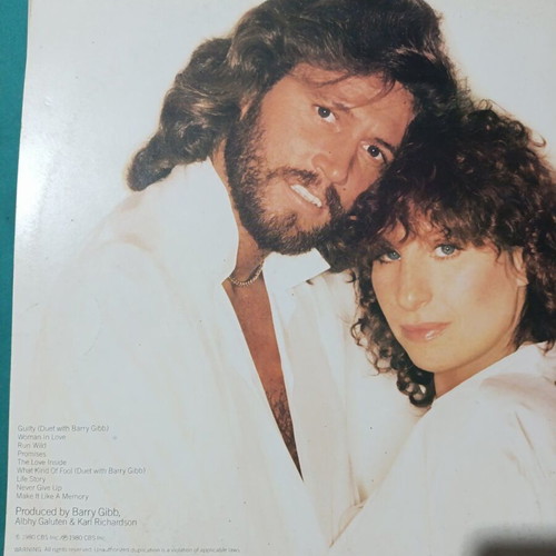 Barbra Streisand Guilty vinyl record