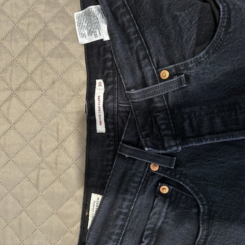 Jeans Levi's used, pack of 5, black and dark blue