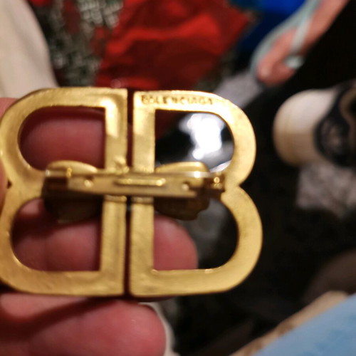Balenciaga Broche d'or vintage brooch used, gold color