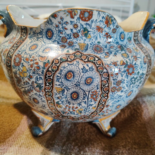 Jardiniere GIEN like new, circa 1860, French