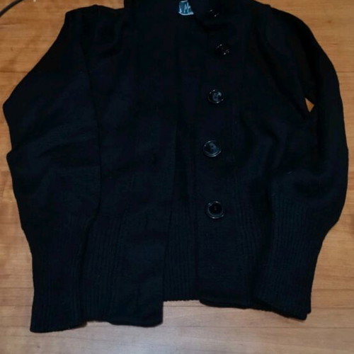 Black cardigan like new, size S