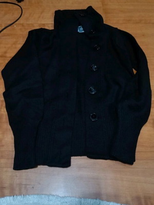 Black cardigan like new, size S