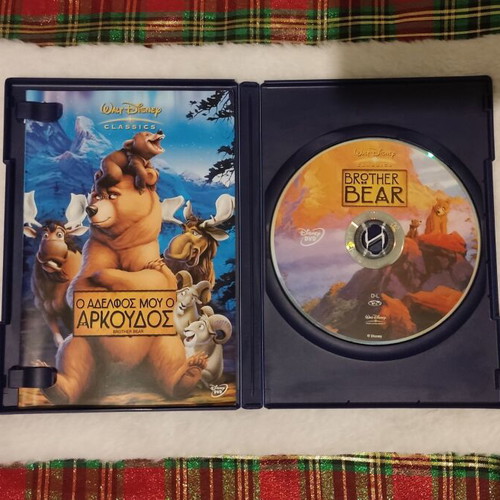 Brother Bear Disney DVD, dubbed animated movie