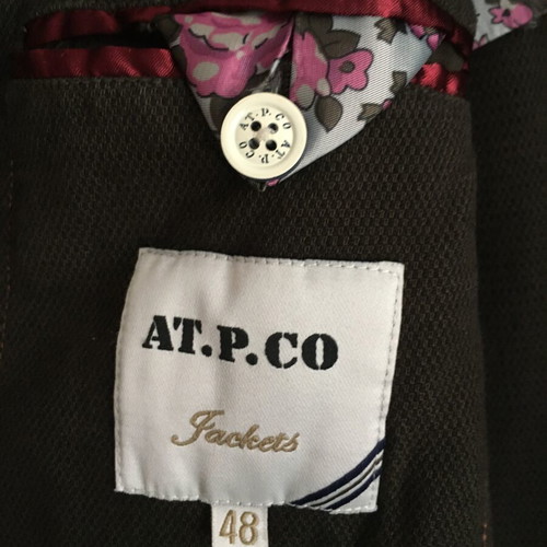 At.p.co cotton blazer new with tags, brown, size 48