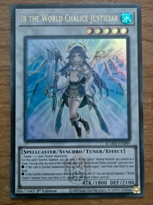 Ib the World Chalice Justiciar BLMM Ultra Rare 1st Edition