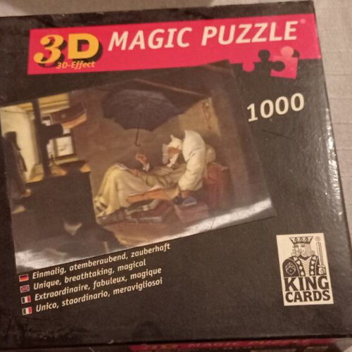 Puzzle 3D Magic Puzzle 1000 pieces King Cards new