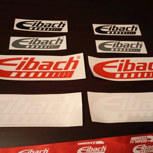 Eibach sticker set and lanyard keychain new