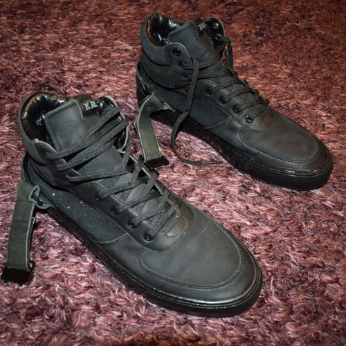 Karl Lagerfeld Eclipse HI Mix men's casual shoes new, black, size 43