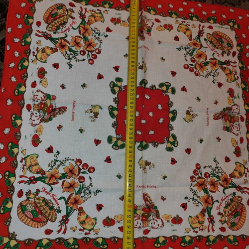 Easter scarf retro used
