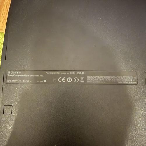 Sony PlayStation 3 Slim 320GB console used with 2 controllers and cables