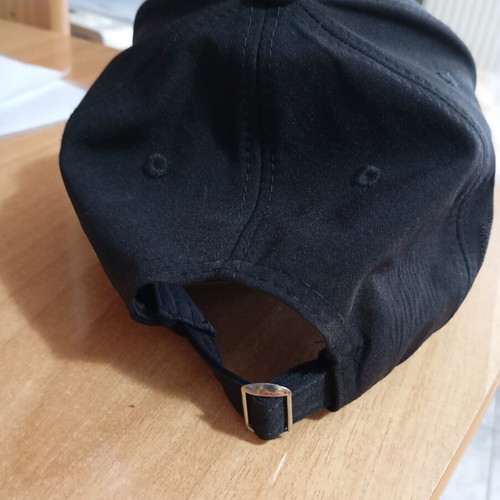 Toledo hat from Spain like new, black, embroidered badge