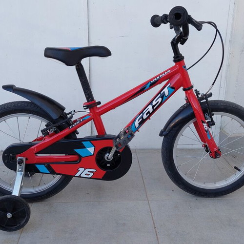 Fast 16 Children's Bicycle used, city type, red, V-Brakes