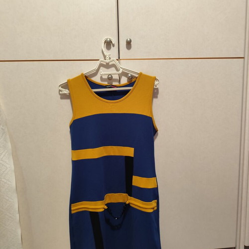 Batida dress multicolored like new made of viscose