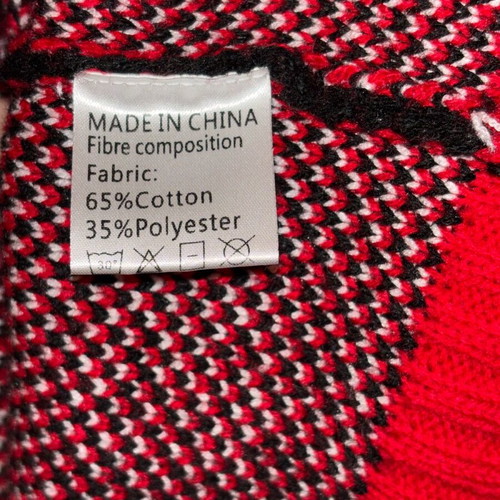 Winter sweater like new, size 2XL, black and red