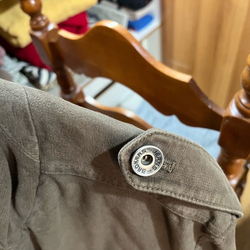 Brokers jacket used, oil color, size M