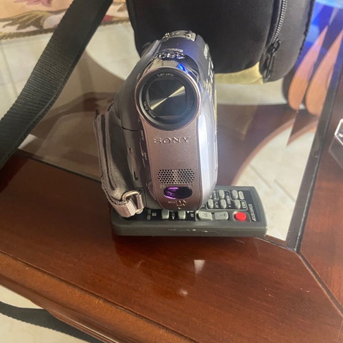 Video camera used with all accessories