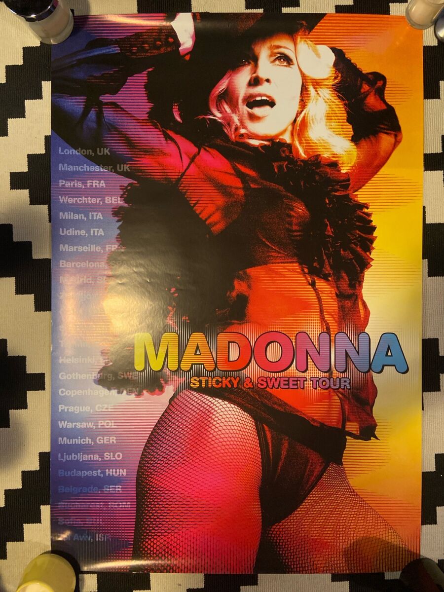 Madonna Sticky and Sweet tour poster… - € 50,00 - Vendora.cy