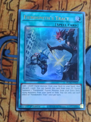 Fiendsmith's Tract Ultra Rare κάρτα Yu-Gi-Oh! σαν καινούργιο
