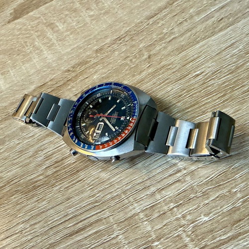 Seiko Vintage Chronograph Cevert 6139-6002 like new, blue