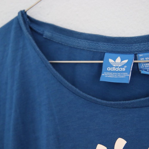 Adidas originals sports T-shirt new, blue, size S