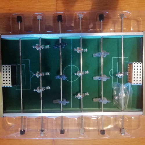 Aluminium foosball table new, ideal as a gift