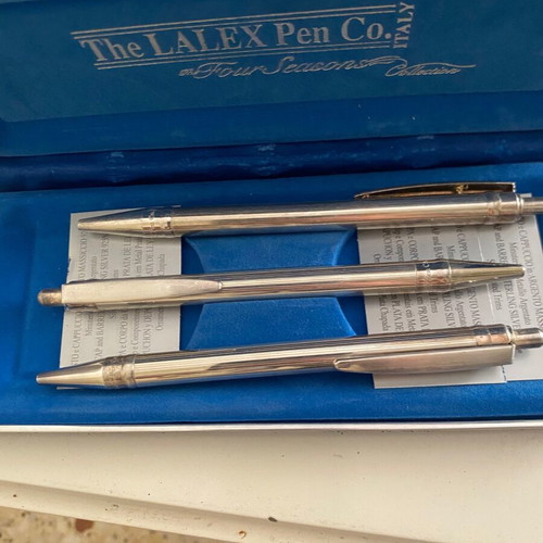 Silver pen The Lalex Pen Co Italy new with certificates