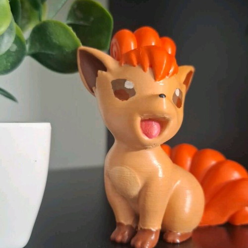 Vulpix Pokemon 3D figure like new, 7cm height