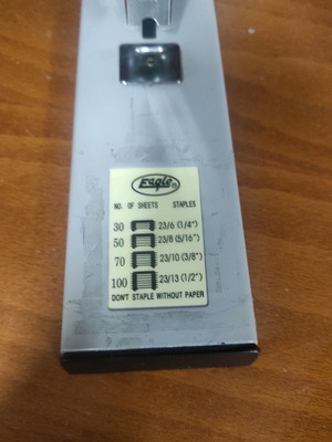 Stapling machine used Eagle 938 heavy duty 100 sheets