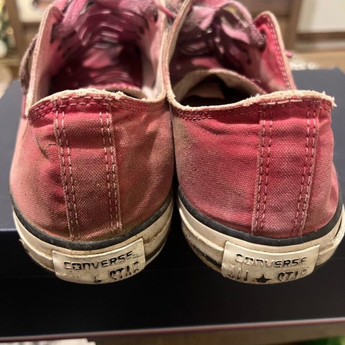 Converse All Star used sneakers red size 46