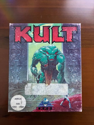 Kult The Temple of Flying Saucers Amiga Big Box like new, complete