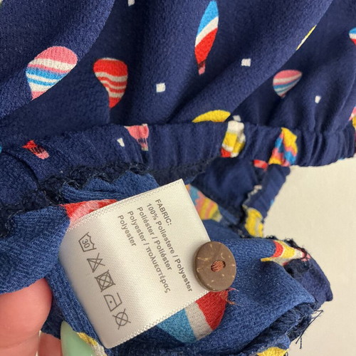 Crop Shirt M new, colorful balloon print