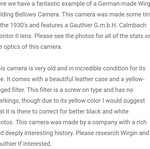  vintage camera Prontor (Germany) - 1930