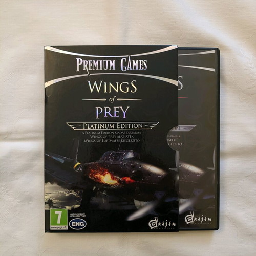 Wings Of Prey Platinum edition PC used, with Wings of Luftwaffe addon