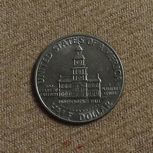 America Half Dollar Kennedy 1976 commemorative coin like new