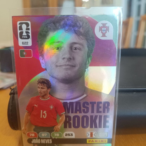 Adrenalyn Joao Neves Master Rookie football card Portugal