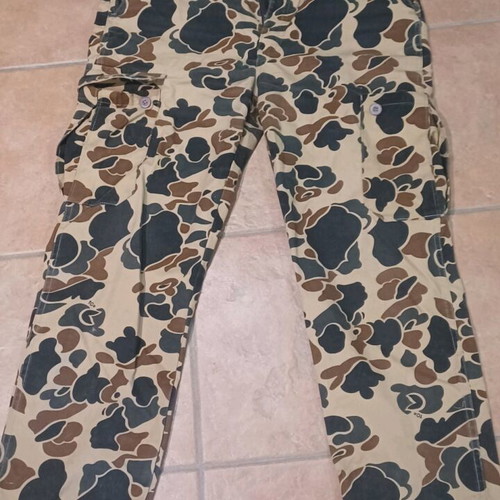Vintage Duck Camo Cargo Hunting Pants made in USA like new