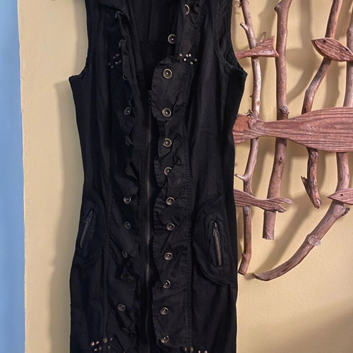 Desigual sleeveless dress size M black like new