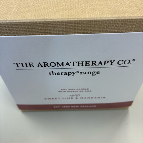 Therapy Uplift Lime & Mandarin Aromatherapy Candle new