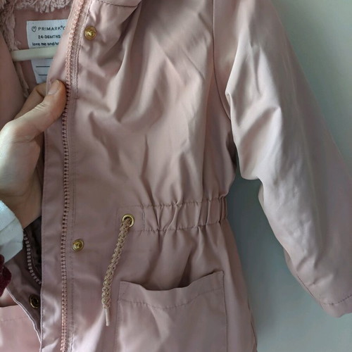 Children's jacket used 24-36 months warm pink
