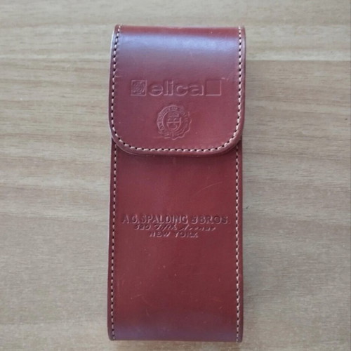 A.G. Spalding & Bros Leather & Aluminium pen and mechanical pencil set